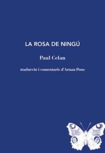 Arnau Pons per La rosa de ningú de Paul Celan (La Breu Edicions)